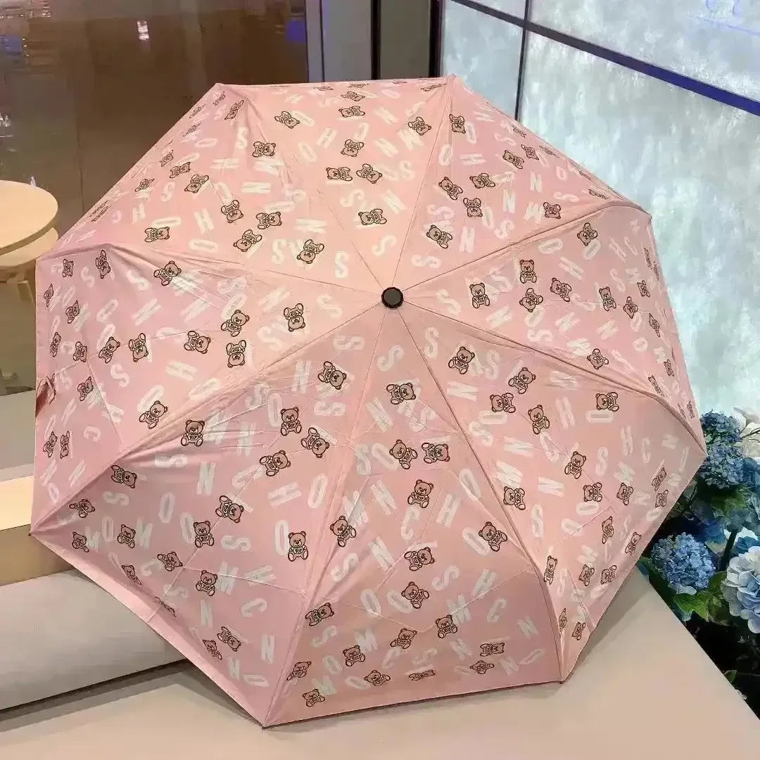 Creative Bear Handle Luxury Designer Umbrella - Bear Hugs