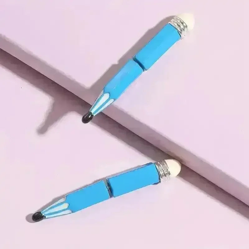 Creative Blue Pencil Design Stud Earrings - Bear Hugs