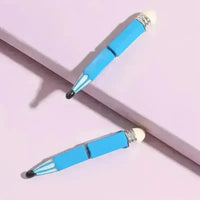 Creative Blue Pencil Design Stud Earrings - Bear Hugs