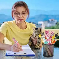 Creative Boxing Cat Ball Pen - Bear Hugs