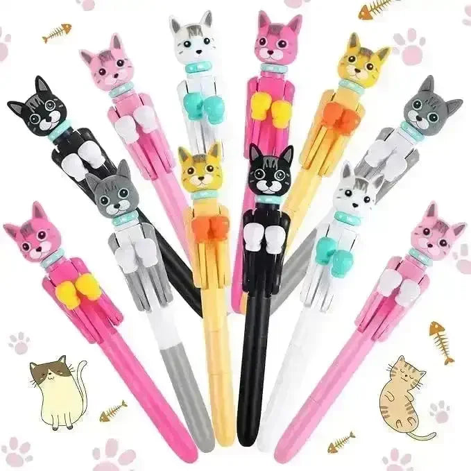Creative Boxing Cat Ball Pen - Bear Hugs