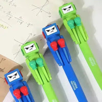 Creative Boxing Robot & Silly Face Gel Pen - Bear Hugs