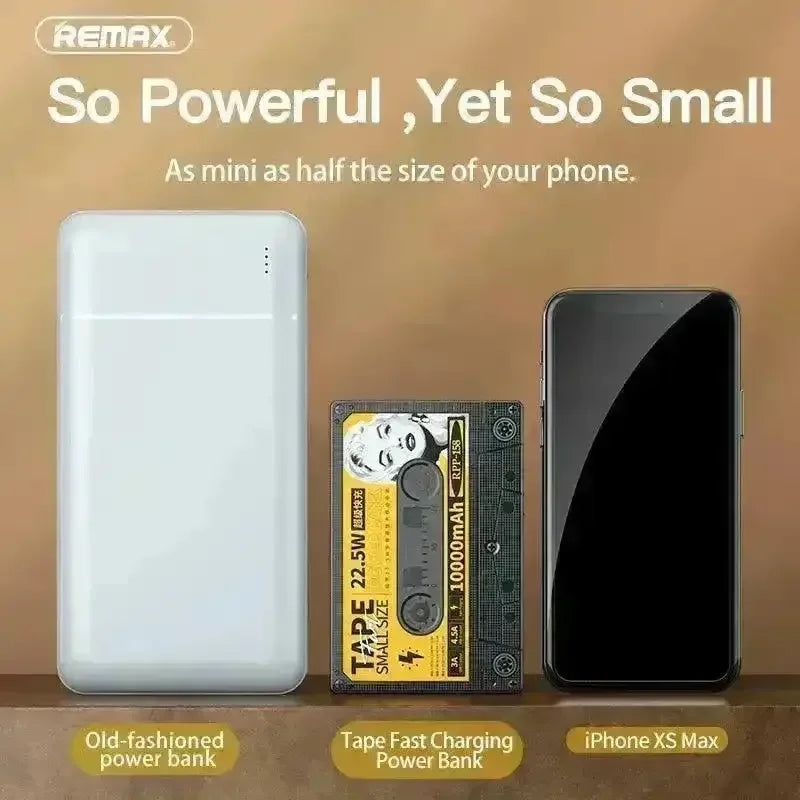 Creative Cassette Shaped Power Bank (10000 mAh) - Bear Hugs