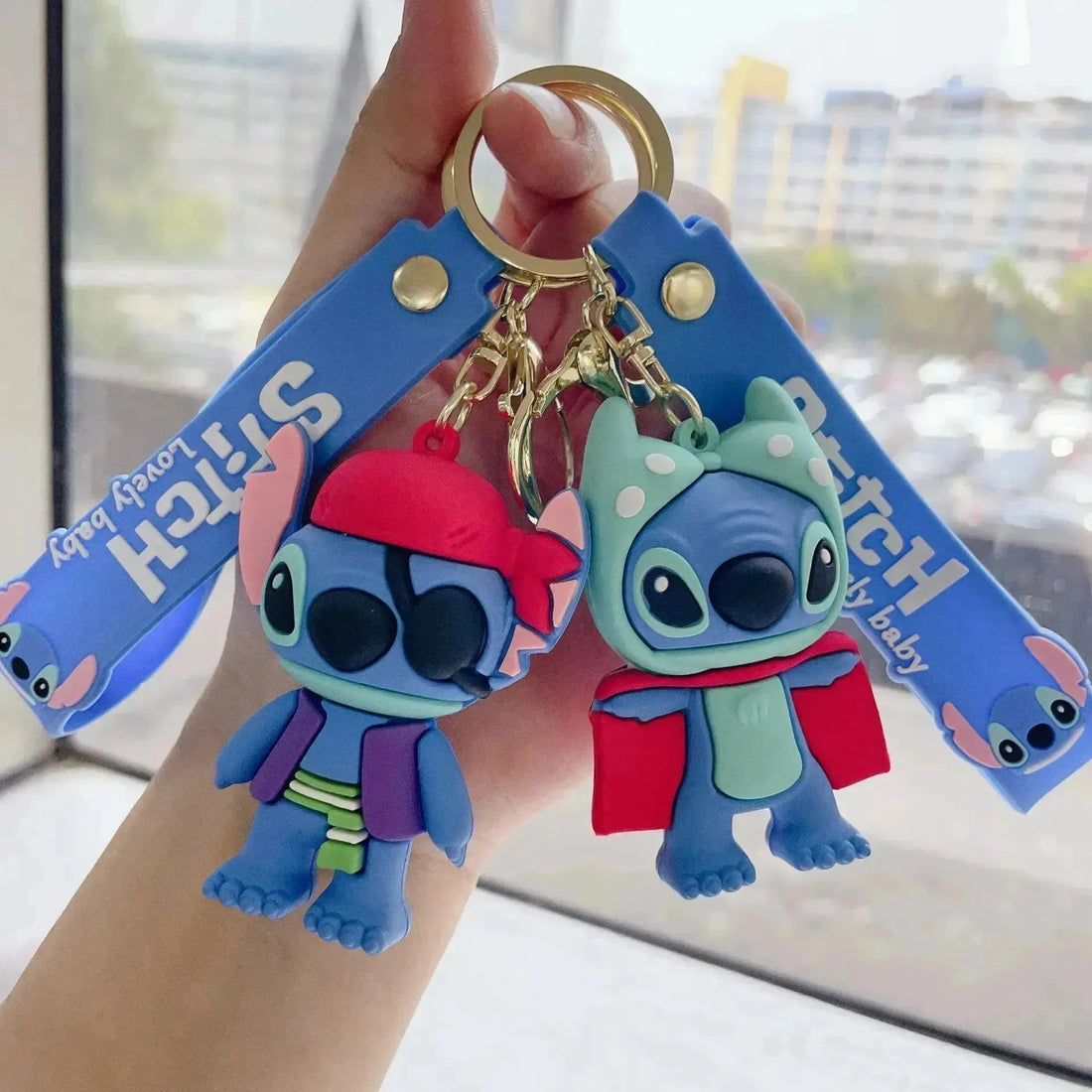 Creative Cosplay Stitch 3D Keychain - Bear Hugs