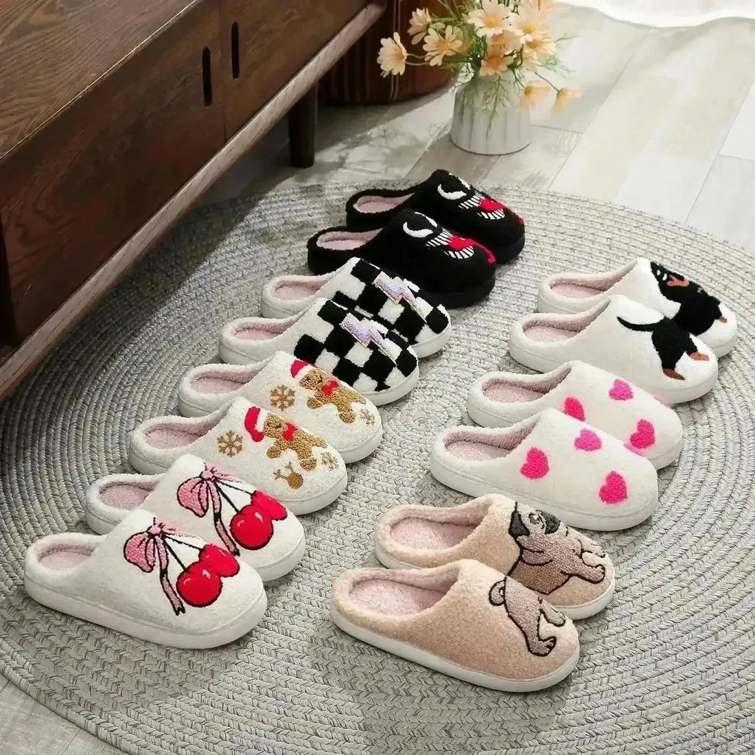 Creative Cotton Warm Slippers - Bear Hugs