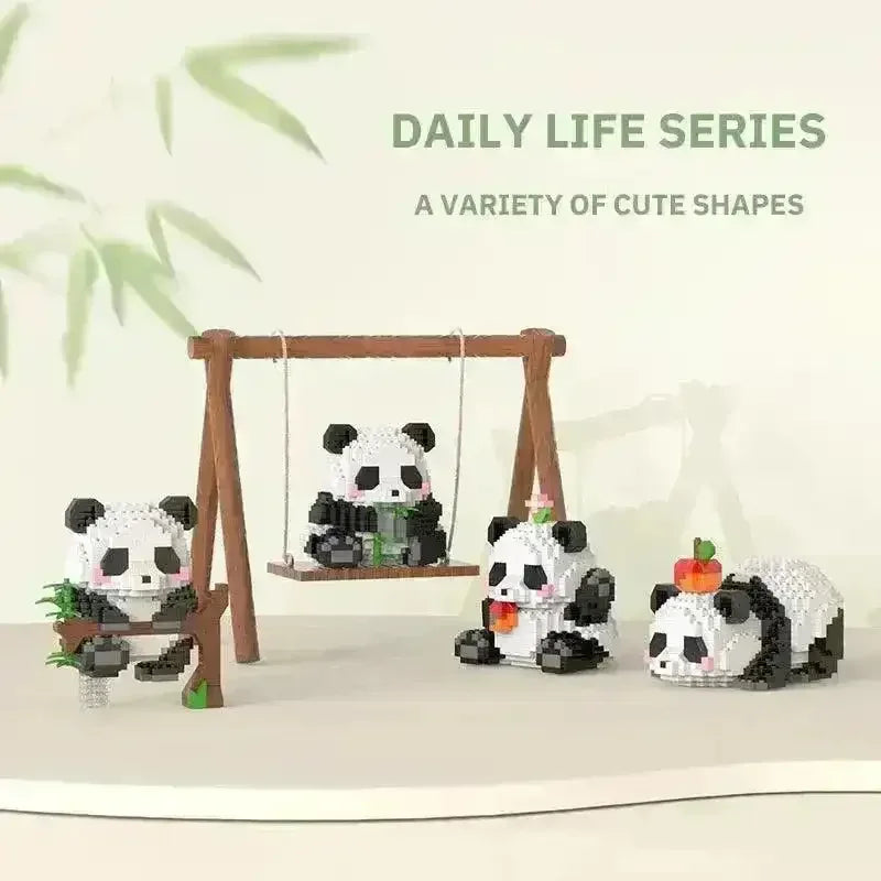Creative DIY Panda Mini Puzzle - Bear Hugs