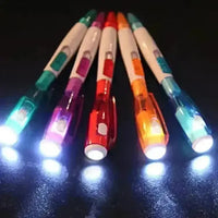 Creative LED Torch Ball Pen - Bear Hugs