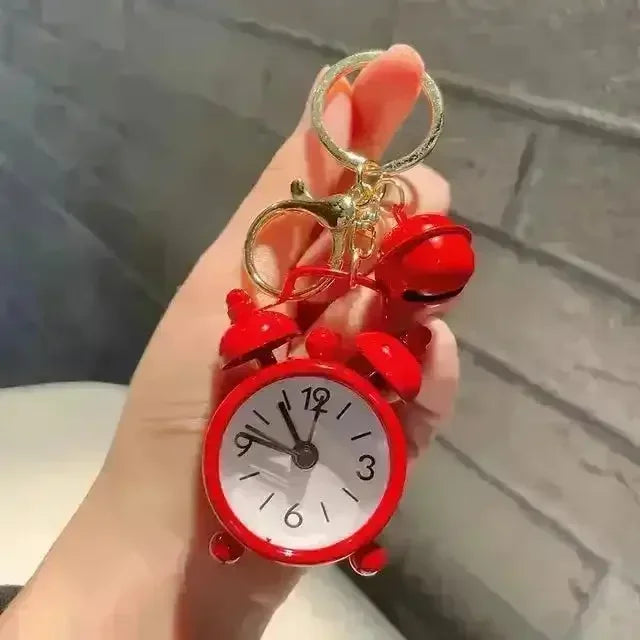 Creative Mini Alarm Clock Keychain - Bear Hugs