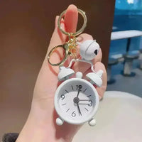 Creative Mini Alarm Clock Keychain - Bear Hugs