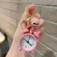 Creative Mini Alarm Clock Keychain - Bear Hugs