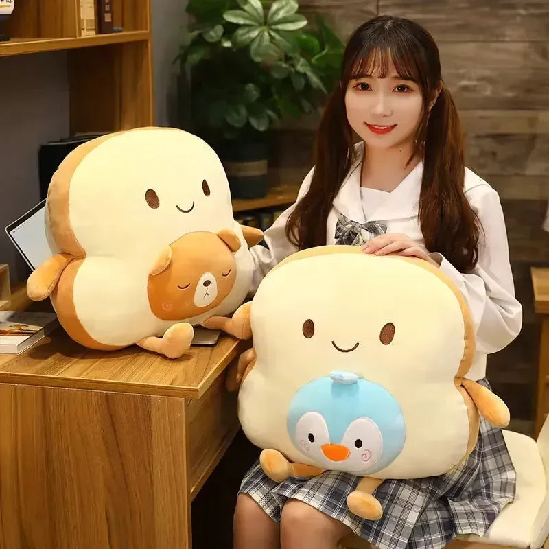 Creative Sliced Bread Plush Toy - Bear Hugs