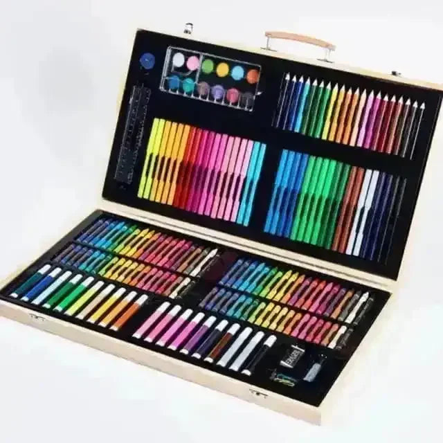 Creative Wooden Art Suitcase (220 Pcs) - Bear Hugs