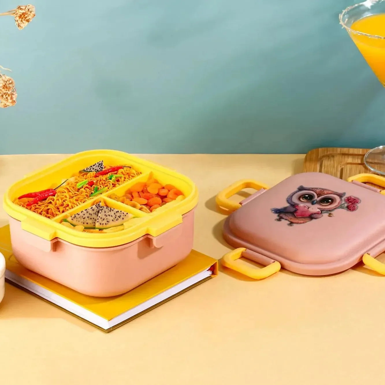 Critter Compartments 4-Way Lock Lunch Box - Bear Hugs