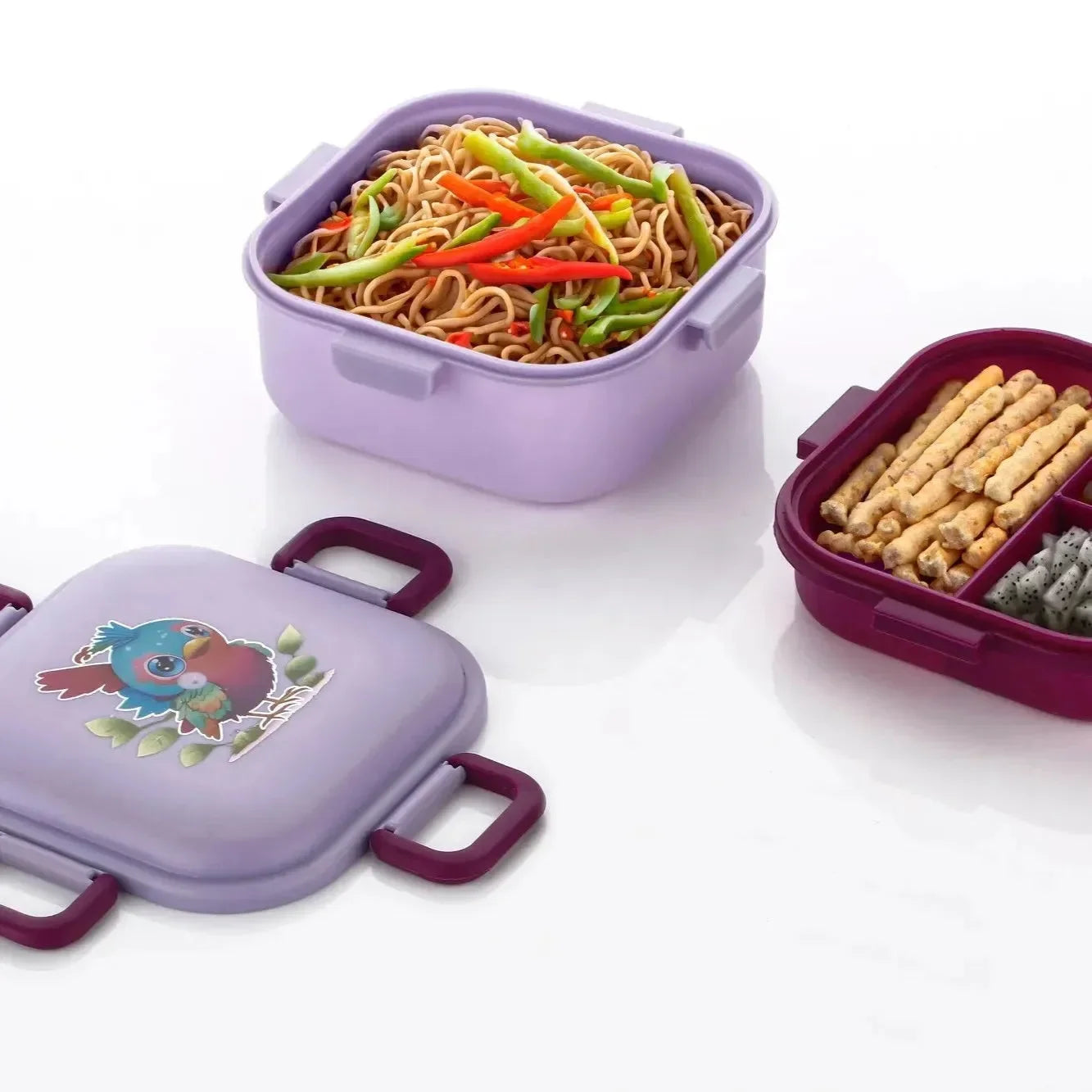 Critter Compartments 4-Way Lock Lunch Box - Bear Hugs