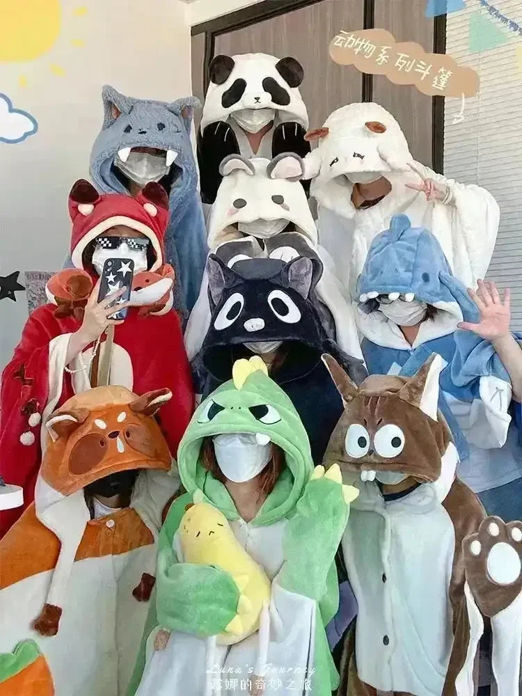 Critter Cuddle Hooded Robe Onesies - Bear Hugs