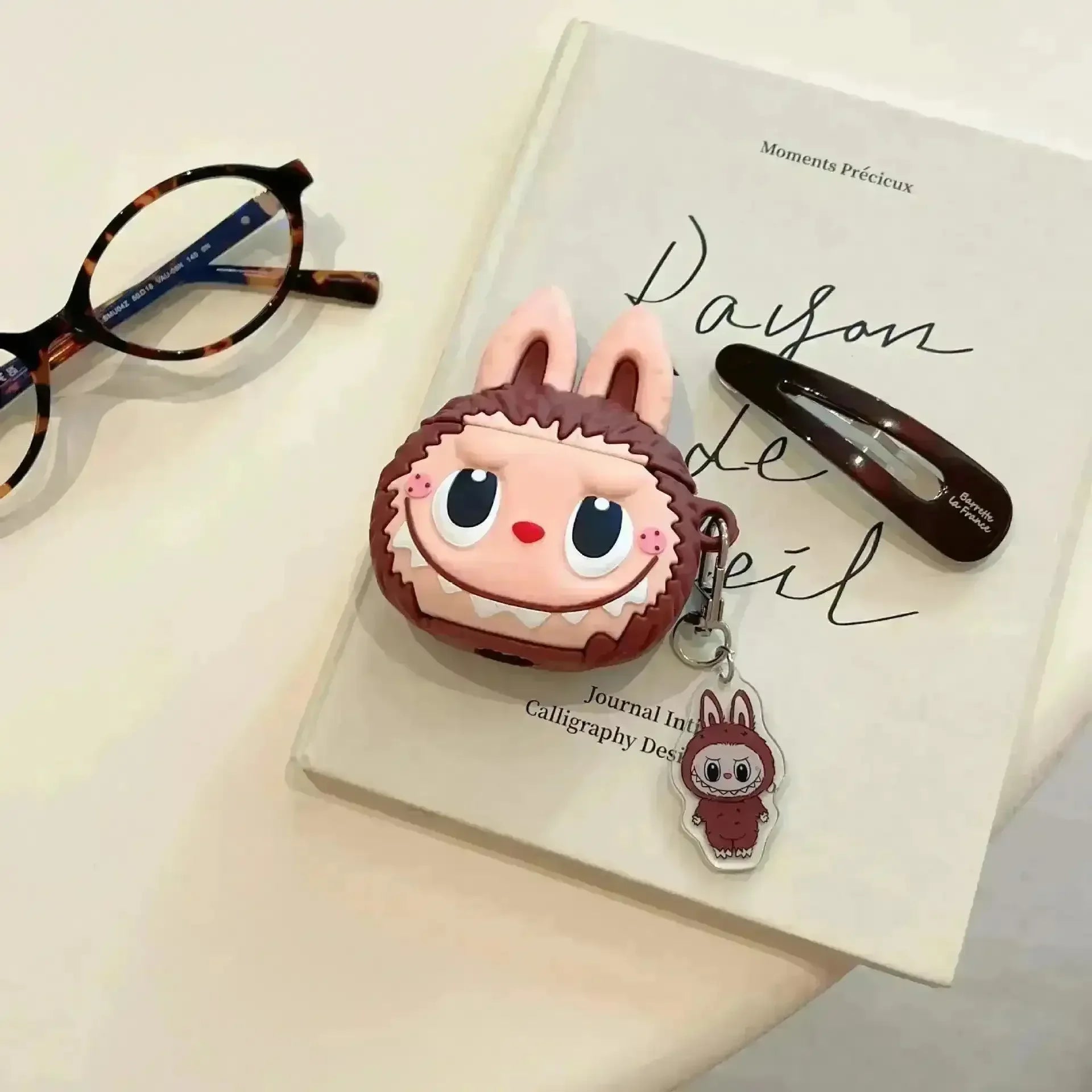 Crybaby Powerpuff Girls & Labubu AirPods Case - Bear Hugs