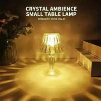 Crystal Mini Projection Table Lamp - Bear Hugs