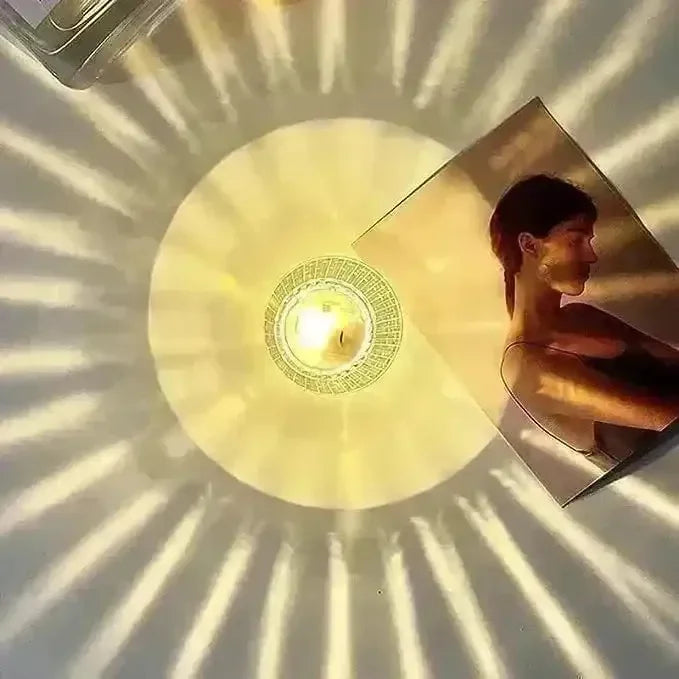 Crystal Mini Projection Table Lamp - Bear Hugs