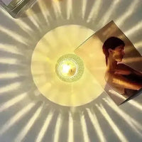 Crystal Mini Projection Table Lamp - Bear Hugs