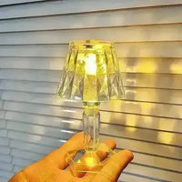 Crystal Mini Projection Table Lamp - Bear Hugs