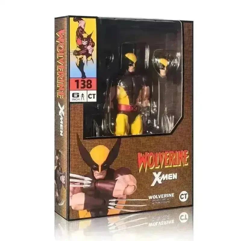MARVEL MAFEX 138 Wolverine フィギュア CT Toys Mafex 138 Wolverine Comic Action Figure (15 cm)