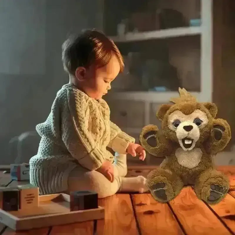 Curious Bear Interactive Plush Toy - Bear Hugs