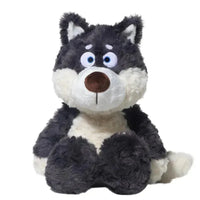 Curious Gray Wolf Plushie (40 cm) - Bear Hugs