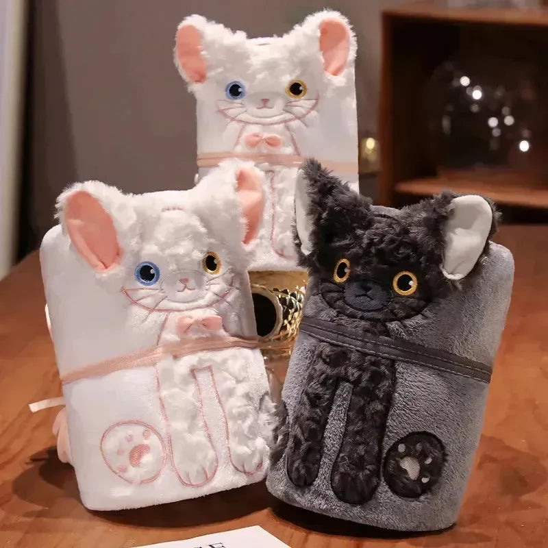 Curl Up Cat Blanket - Bear Hugs
