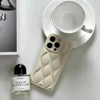 Curly Wave Leather Phone Case (For iPhones) - Bear Hugs