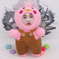 Custom 3D Plush Face Doll Keychain with Voice Recording - Bear Hugs