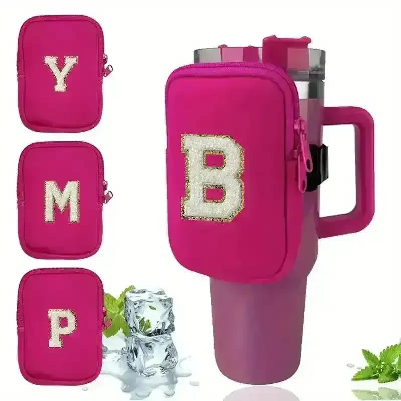 Customised Letter Name Pouch For Stanley Cup - Bear Hugs