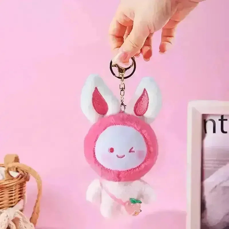 Cute Bag Bunny Plush Keychain - Bear Hugs