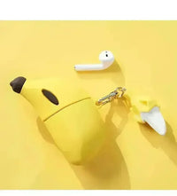 Cute Banana Shaped Case (For Airpods) - Bear Hugs