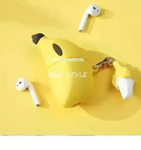 Cute Banana Shaped Case (For Airpods) - Bear Hugs