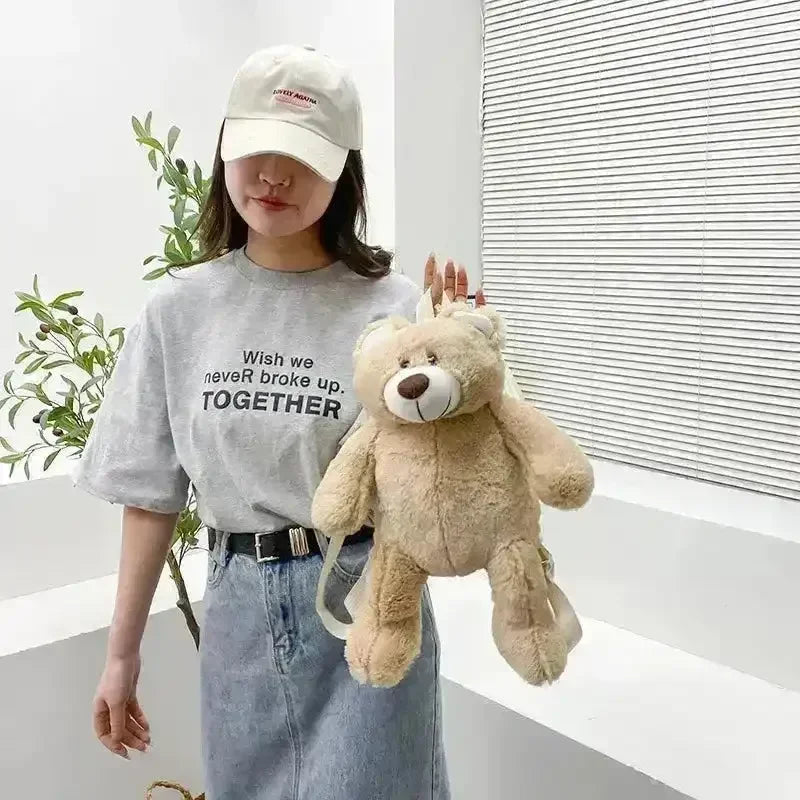 Cute Bear Plush Backpack (35 cm) - Bear Hugs