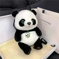 Cute Bell Panda Plush Backpack - Bear Hugs