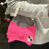 Cute Bowknot Purse Phone Case (For iPhones) - Bear Hugs