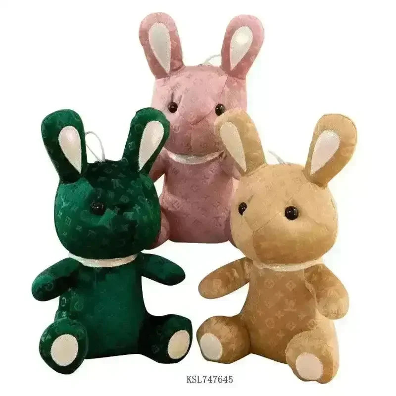 Cute Branded Monogram Stuffed Bunny - Bear Hugs