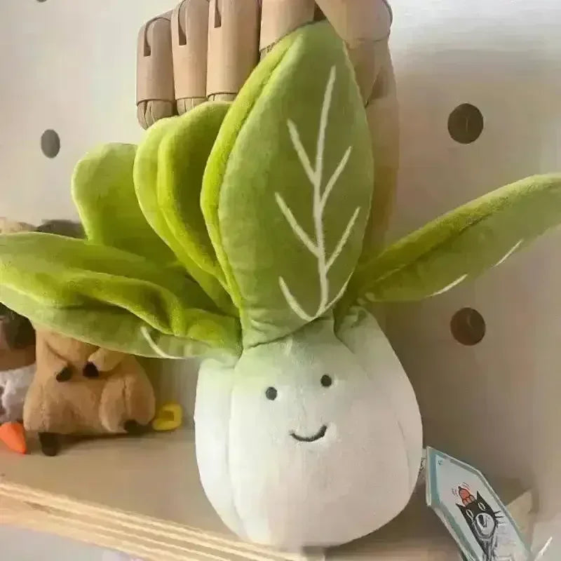 Cute Cabbage Plush Keychain - Bear Hugs