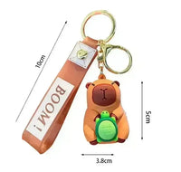 Cute Capybara 3D Keychain - Bear Hugs