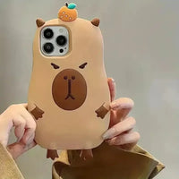 Cute Capybara Air Cushioned Case (For iPhone) - Bear Hugs