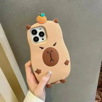Cute Capybara Air Cushioned Case (For iPhone) - Bear Hugs