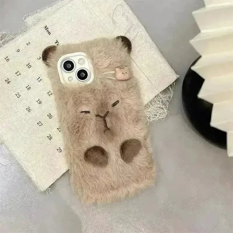 Cute Capybara Air Cushioned Case (For iPhone) - Bear Hugs