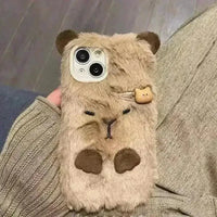 Cute Capybara Air Cushioned Case (For iPhone) - Bear Hugs
