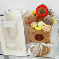 Cute Capybara Plush Bouquet - Bear Hugs