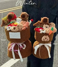 Cute Capybara Plush Bouquet - Bear Hugs