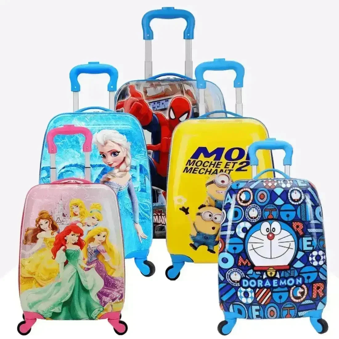 Cute Cartoon Kids Check-in Suitcase - Bear Hugs