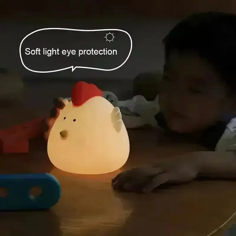 Cute Chicken Silicon Night Lamp - Bear Hugs