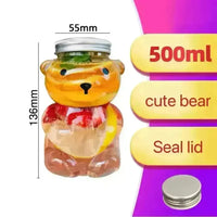 Cute Creative Animal PET Bottles (500 ml) - Bear Hugs