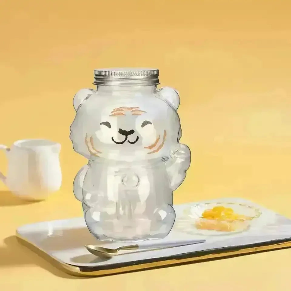 Cute Creative Animal PET Bottles (500 ml) - Bear Hugs
